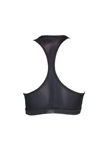 Womens Fade Black F45 Crop  - CLEARANCE