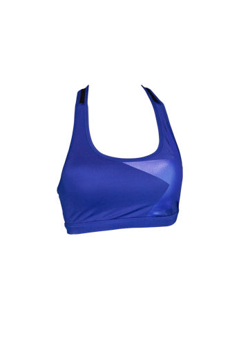 Womens Fade Star Blue Crop  - CLEARANCE