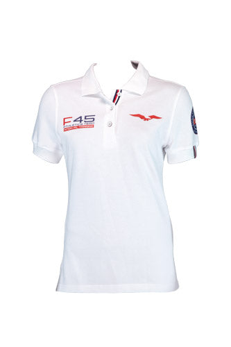 Womens Uniform White Polo Shirt - CLEARANCE